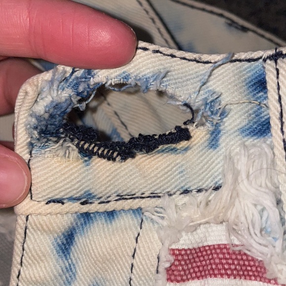 American flag mid rise shorts - Picture 5 of 5